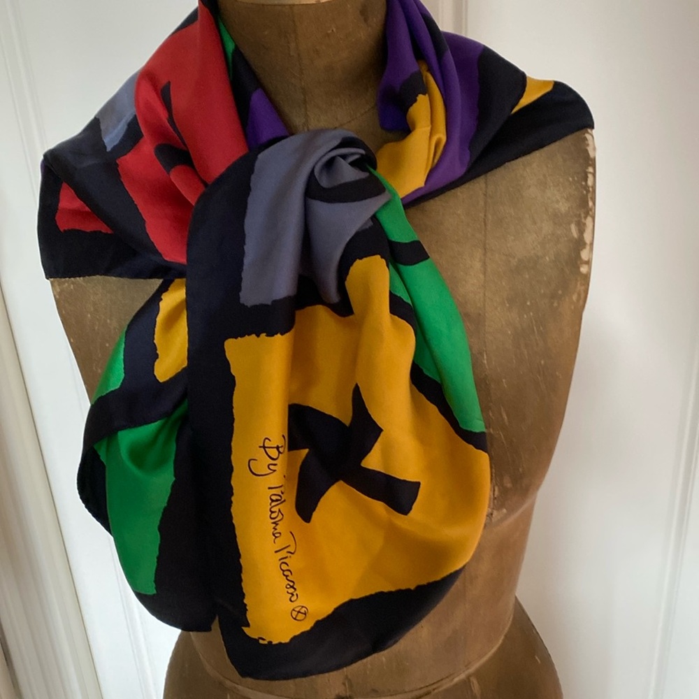 PALOMA PICASSO VINTAGE SCARF.